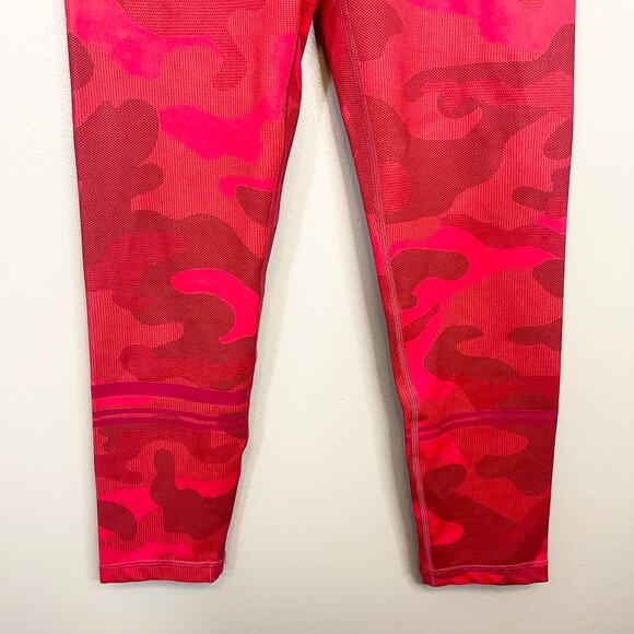 Lilybod Red Camo Athletic Workout Leggings Size S - Picture 6 of 9